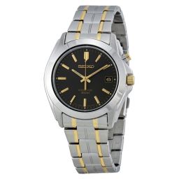 Seiko Kinetic Dark Grey Dial Two-tone Stainless Steel Men's Watch SKA271P1