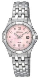 Seiko Le Grand Sport Pink Mother of Pearl Dial Stainless Steel Ladies Watch SXDE21