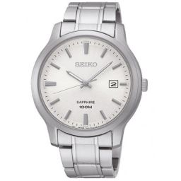 Seiko Neo Classic White Dial Stainless Steel Men's Watch SGEH39