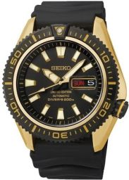 Seiko Neo Sports Limited Black Dial Black Rubber Men's Watch SRP510