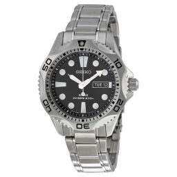 Seiko Prospex Solar Black Dial Stainless Steel Men's Watch SNE107