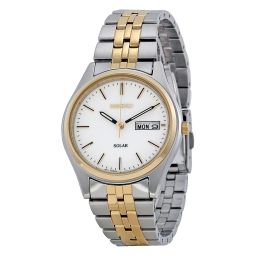 Seiko Two-tone Solar Men's Watch SNE032