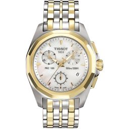 Tissot PRC 100 Quartz Chronograph Two Tone (T0082172211100)