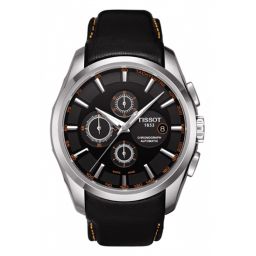 Tissot Couturier Automatic Chronograph Orange / Strap (T0356271605101)