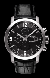 Tissot PRC 200 Automatic Chronograph Black Leather (T0554271605700)