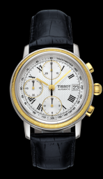 Tissot Bridgeport Automatic Chronograph Gold Bezel (T71042733)