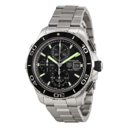Tag Heuer Aquaracer Black Dial Chronograph Stainless Steel Men's Watch CAK2111BA0833