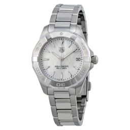 Tag Heuer Aquaracer White Mother of Pearl Dial Steel Ladies Watch WAY1312.BA0915