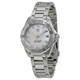Tag Heuer Aquaracer White Mother of Pearl Dial Steel Ladies Watch WAY1313.BA0915