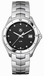 Tag Heuer Link Black Dial Steel Men's Watch WAT1112.BA0950