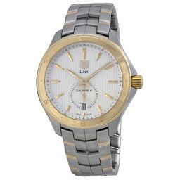 Tag Heuer Link Silver Dial Gold and Steel Men's Watch WAT2150BB0953