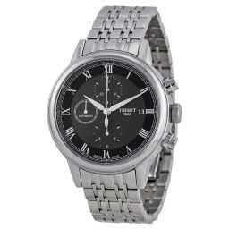 Tissot Carson Automatic Chronograph Black Dial Stainless Steel Men's Watch T0854271105300