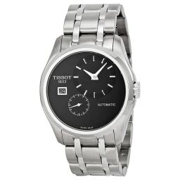Tissot Couturier Automatic Black Dial Stainless Steel Men's Watch T0354281105100