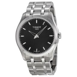 Tissot Couturier Black Dial Stainless Steel Men's Watch T0354461105100