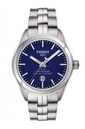 Tissot PR 100 Quartz COSC Lady Blue Dial Stainless Steel Watch T1012511104100