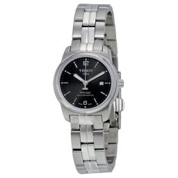 Tissot PR100 Automatic Black Dial Ladies Watch T0493071105700