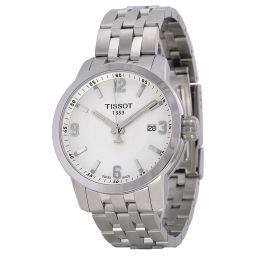 Tissot PRC 200 White Dial Stainless Steel Men's Watch T0554101101700