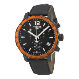 Tissot Quickster Black Dial Black Silicone Men's Watch T0954173605701
