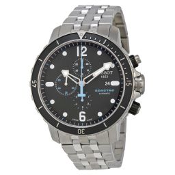 Tissot Seastar Chronograph Black Dial Men's Watch T0664271105700