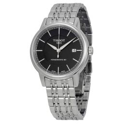 Tissot T Classic Powermatic Automatic Black Dial Stainless Steel Men's Watch T0854071105100
