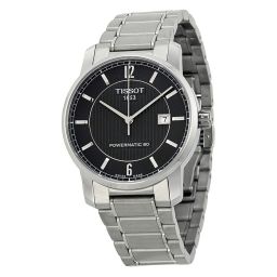 Tissot T-Classic Automatic Black Dial Two-tone Men's Watch T0874074405700