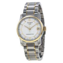Tissot T-Classic Automatic Mother of Pearl Dial Two-tone Ladies Watch T0872075511700