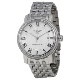Tissot T-Classic Bridgeport Powermatic 80 Automatic Silver Dial Stainless Steel Men's Watch T0974071103300