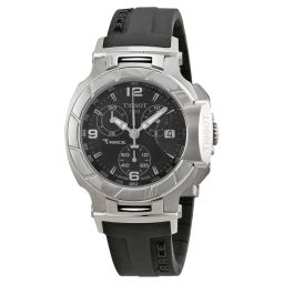 Tissot T-Race Chronograph Black Rubber Strap Ladies Watch T0482171705700