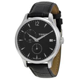 Tissot Tradition GMT Black Dial Stainless Steel Men's Watch T0636391605700