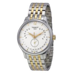 Tissot Tradition Perpetual White Dial Two-tone Men's Watch T0636372203700