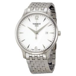 Tissot Tradition Silver Dial Stainless Steel Men's Watch T0636101103700