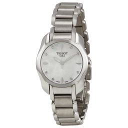 Tissot Trend T-Wave Mother of Pearl Dial Stainless Steel Ladies Watch T0232101111600