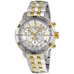 Tissot T-Sport PRS200 Chronograph Silver-tone Dial Men's Watch T0674172203100