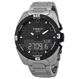 Tissot T-Touch Expert Solar Black Dial Titanium Men's Watch T0914204405100