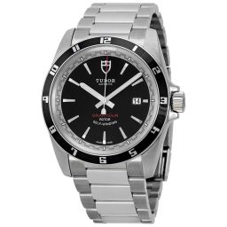 Tudor Grantour Black Dial Stainless Steel Men's Watch 20500N-BKSSS