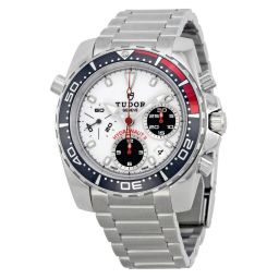 Tudor Hydronaut II Chronograph White Dial Stainless Steel Men's Watch 20360N-WSSS