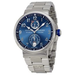 Ulysse Nardin Marine Blue Dial Stainless Steel Automatic Men's Watch 1183-126-7M-63