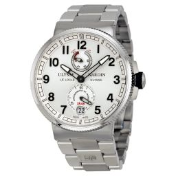 Ulysse Nardin Marine Silver Dial Stainless Steel Automatic Men's Watch 1183-126-7M-61