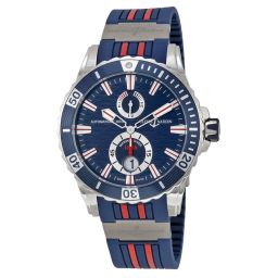 Ulysse Nardin Maxi Marine Diver Blue Dial Blue Rubber Men's Watch 263-10-3R-93