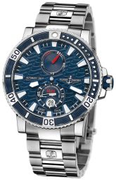 Ulysse Nardin Maxi Marine Diver Blue Dial Titanium Men's Watch 263-90-7M-93