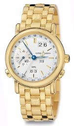 Ulysse Nardin Perpetual Silver Dial 18kt Yellow Gold Men's Watch 321-22-8
