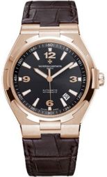 Vacheron Constantin Overseas Date Black Dial Men's Watch 47040/000R-9666