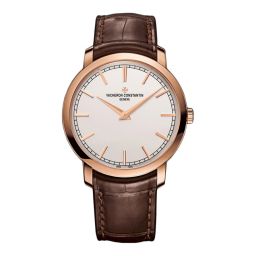 Vacheron Constantin Traditionelle Silver Dial 18K Pink Gold Automatic Men's Watch 43075000R-9884