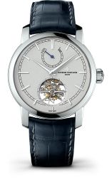 Vacheron Constantin Traditionnelle 14 Day Tourbillon Platinum Dial Men's Watch 89000/000P-9843