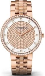 Vacheron Constantin Traditionnelle 18 Carat Pink Gold Center Diamonds Dial Men's Watch 81576/V01R-9695