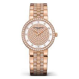 Vacheron Constantin Traditionnelle Center Diamond Pave Dial Ladies Watch 25554/Q03R-9696