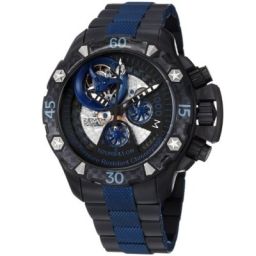 Zenith Defy Xtreme Tourbillon Sea Skeleton Dial Black and Blue Titanium Men's Watch 96.0529.4035-51.M533